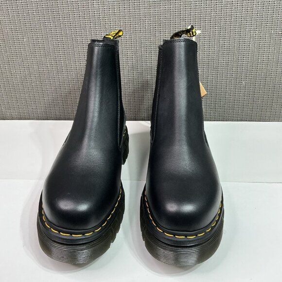 Dr Marten’s Audrick Nappa Leather Men's Size 14 Platform Chelsea Boots Black - Picture 2 of 9